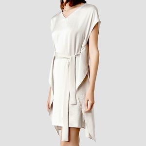 ✨ All Saints Chic & Shiny Belted Dress!